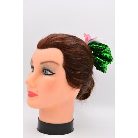 Disney Parks Swap Your Bow Interchangeable Little Mermaid Ariel Bow Sequin RARE main image 4